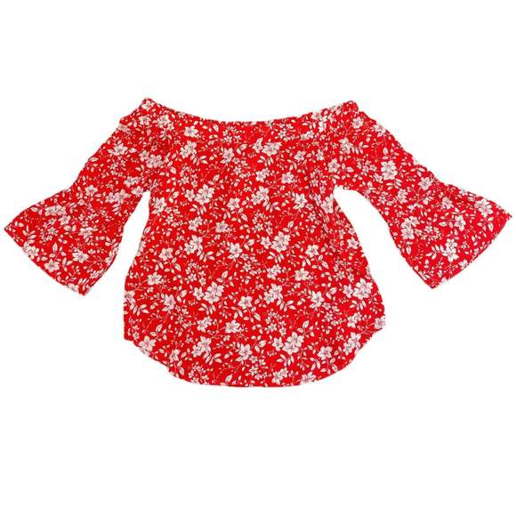 Verse Off The Shoulder Top - Picture 1 of 6